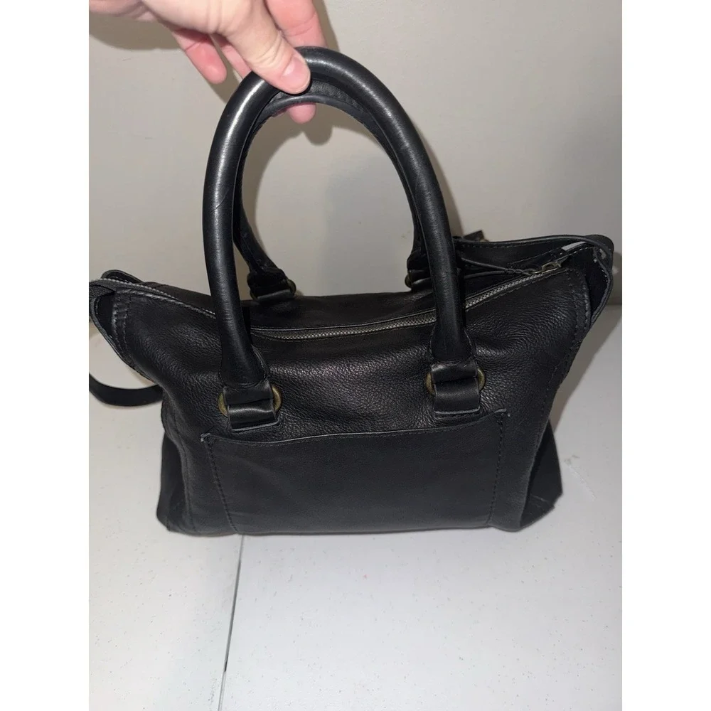American Leather Co Black Soft Leather Backpack Purse Medium